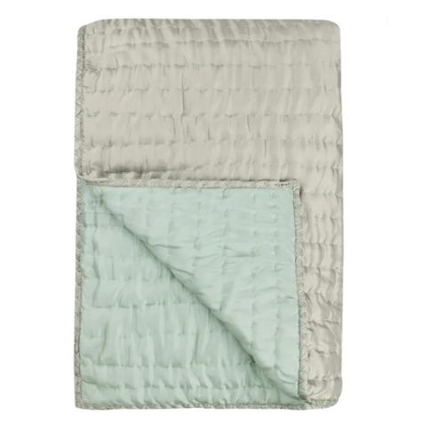 CHENEVARD PEBBLE & DUCK EGG QUILTS & PILLOWCASES