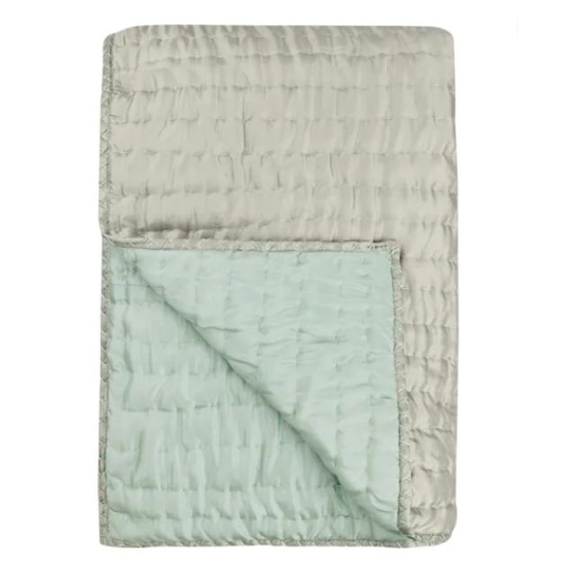 CHENEVARD PEBBLE & DUCK EGG QUILTS & PILLOWCASES